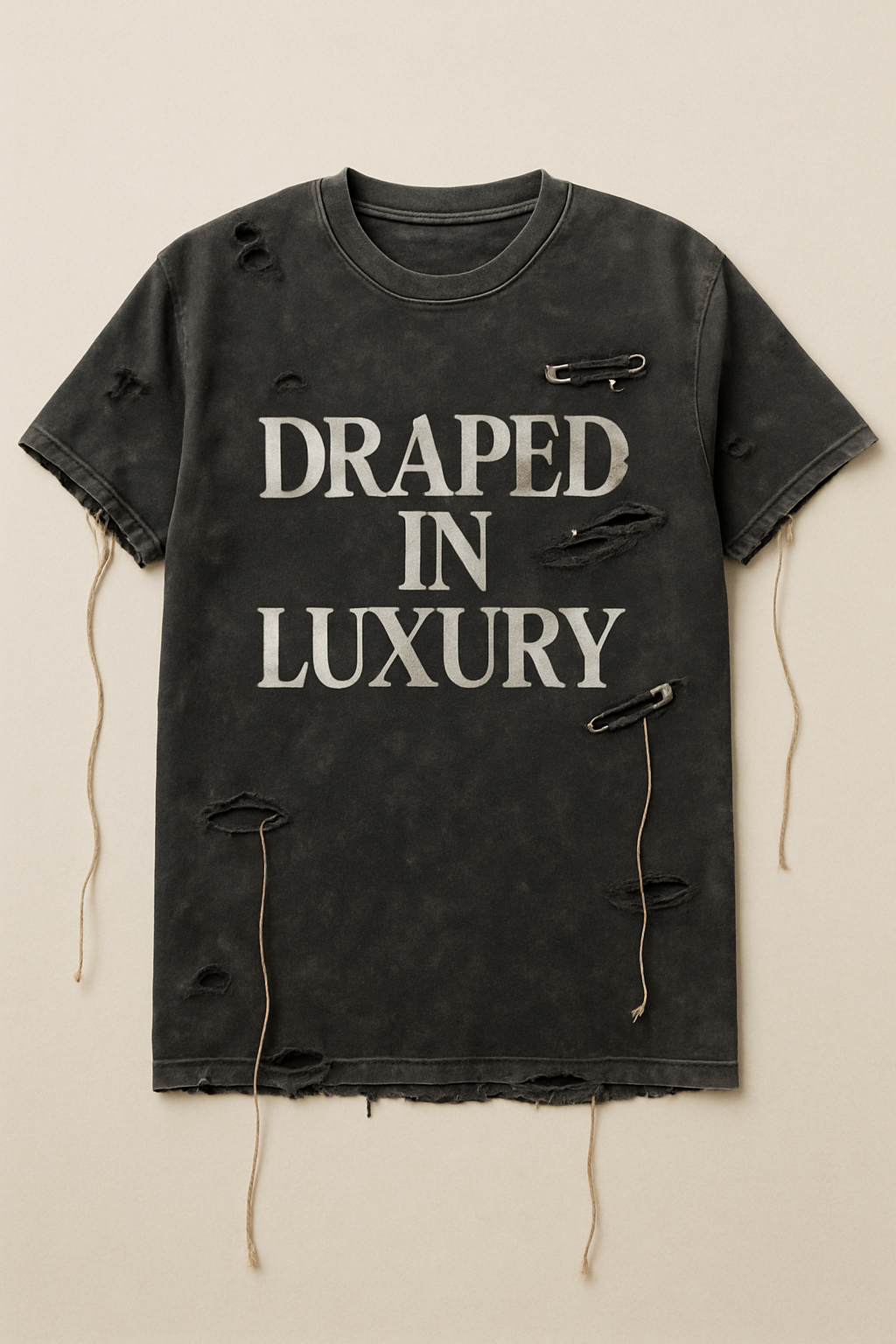 Draped-in-luxury tee